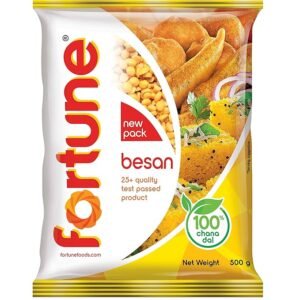 Fortune Chana Besan, 100% Chana Dal 100% Taste, 500 g