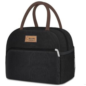 Misamo Enterprise Lunch Bag,Leakproof Cooler Food Lunch High-Capacity Lunch  (Black)