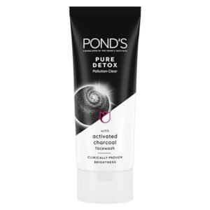 PONDS Pure Detox, Facewash, 200G, For Fresh, Glowing Skin, With Activated Charcoal
